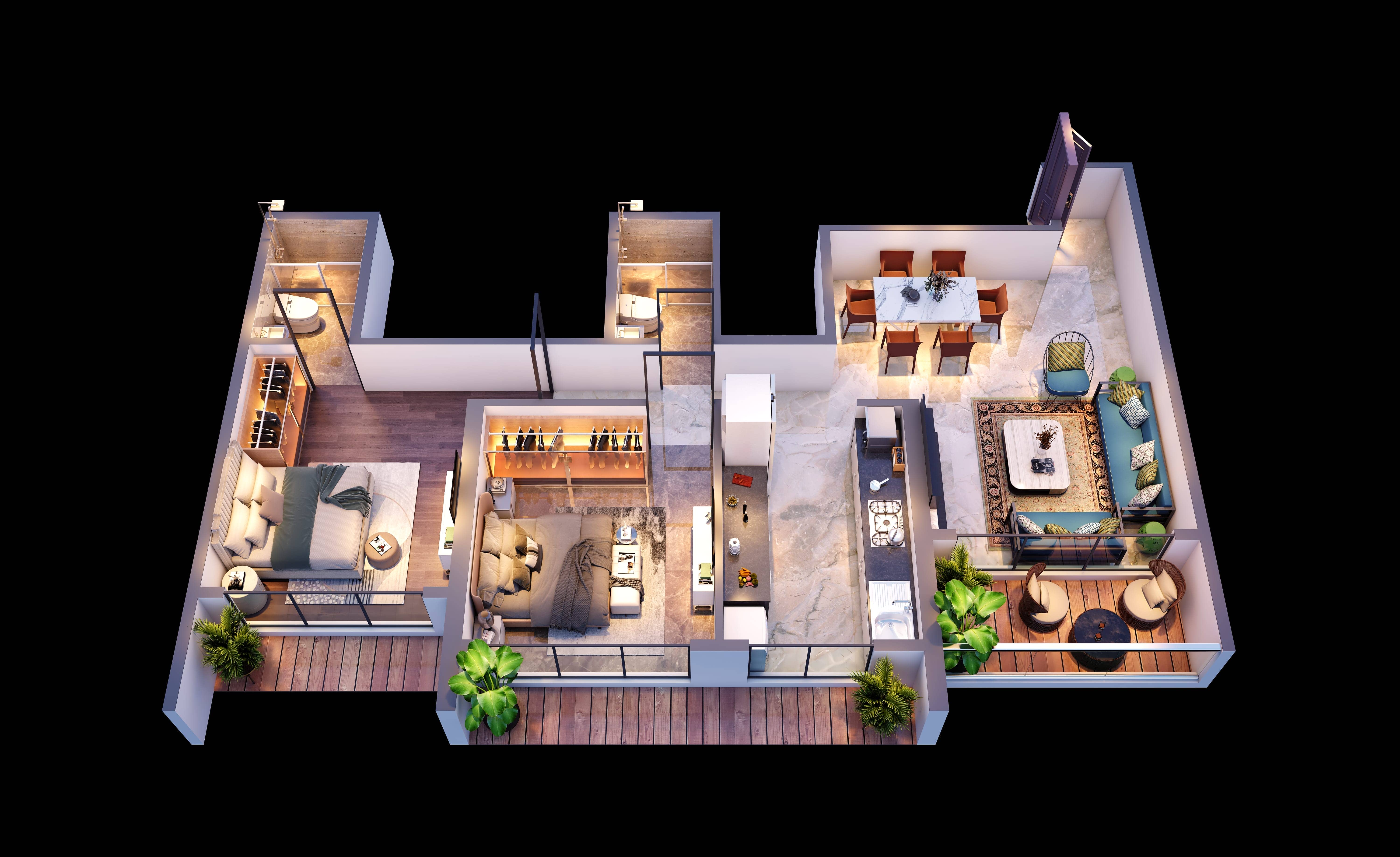2BHK Flat